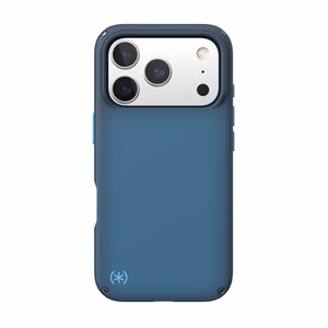 Speck Presidio Lux MagSafe vāciņš ierīcei iPhone 17 Pro, “Deep Sea Fade / Black / Spell Blue” krāsā