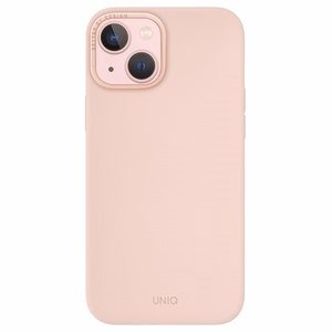 Uniq Lino Hue Magnētiskais uzlādes viedtālruņa apvalks iPhone 15 - rozā