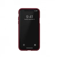 Adidas OR veidots PU zamšādas apvalks iPhone X / XS - bordo