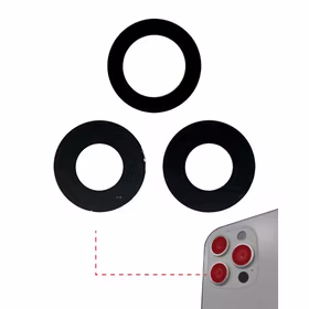 Rear Camera Lens Saderīgs ar Apple iPhone 11 Pro / 11 Pro Max Rear Camera Lens (3pcs)