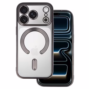 Металлический чехол MagSafe для iPhone 17 Pro Max титановый