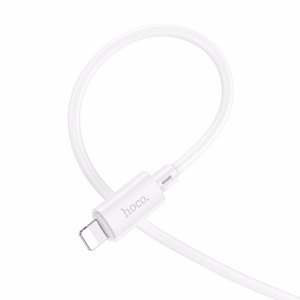 Kabelis USB A uz Lightning Hoco 2,4A 1 m X88 balts