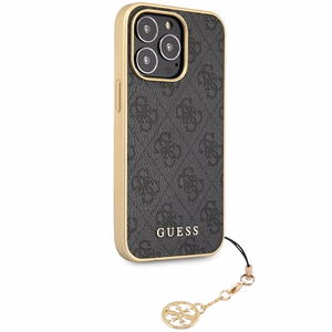 Guess 4G Charms Collection viedtālruņa apvalks iPhone 14 Pro - pelēks