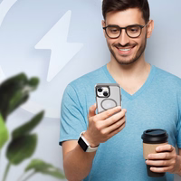 Dux Ducis Clin2 vāciņš iPhone 14 Plus magnētiskais MagSafe apvalks pelēks