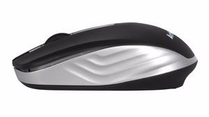 Activejet AMY-313 bezvadu USB pele (optiskā; 1200 DPI; melna un pelēka)