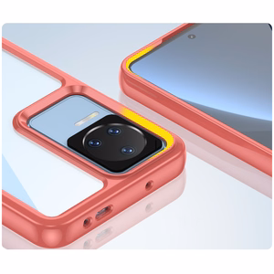 Outer Space Case Xiaomi Poco F4 5G cover with a flexible frame red