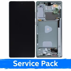 LCD Displejs Saderīgs ar Samsung N980 (N981) Note 20 Ar Frame / Mystic Zaļš / (Service Pack)