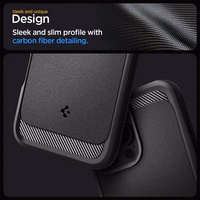 Spigen Rugged Armor Magnētiskais viedtālruņa apvalks iPhone 16 Pro Max - melns