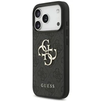 Guess 4G Strap 4G Classic Logo viedtālruņa apvalks iPhone 17 Pro - melna