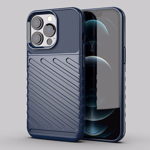 Thunder Case гибкий прочный защищённый TPU чехол для iPhone 13 Pro синий