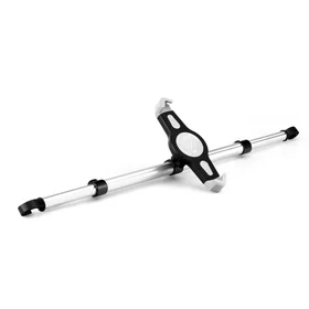 Auto turētājs diviem galvas balstiem (planšetēm 7"–11") sudrabains