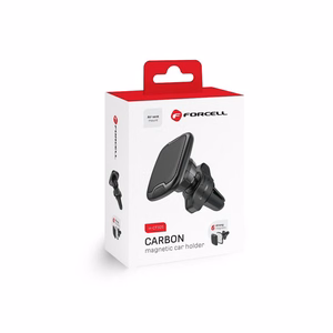 FORCELL F-GRIP Carbon H-CT325 magnētiskais auto turētājs gaisa Ventilim melns