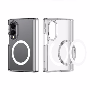 Ar MagSafe saderīgs DUX DUCIS CLIN MAG maciņš SAMSUNG Z Fold 8 Wide, caurspīdīgs