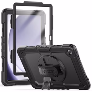 Tech-Protect Solid360 viedtālruņa apvalks Samsung Galaxy Tab A9 8.7 X110 / X115 - melns