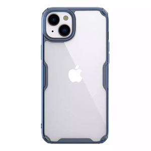 Nillkin Nature Pro TPU apvalks viedtālrunim Iphone 15 Plus caurspīdīgs zilais