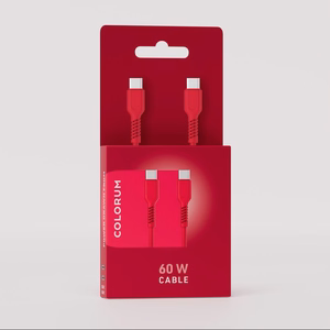 COLORUM kabelis USB-C - USB-C 1,8m 3A CK60-CC-02 xMagenta