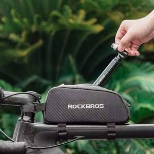 Rockbros JG-PB-11 velosipēda instrumentu komplekts ar pumpi, riepu montāžas lāpstiņām, ielāpiem un daudzfunkcionālu instrumentu – melns