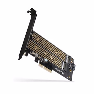 AXAGON SSD Adapter NVMe/SATA M.2 SP&LP PCEM2-D