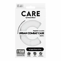 CARE by PanzerGlass Urban Combat Magnētiskais viedtālruņa apvalks iPhone 15 Plus - balts