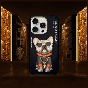 Nimmy Brilles Foršs suns viedtālruņa apvalks iPhone 16 Pro Max - melns