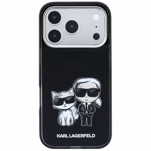 KARL LAGERFELD maciņš IPHONE 18 Pro /17 Pro saderīgs ar MagSafe (Bodies Sketch) (krāsa: melna)