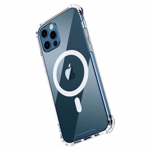 TEL PROTECT MagSilicone viedtālruņa apvalks Iphone 15 Pro Max, caurspīdīgs