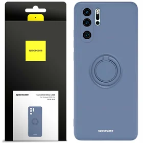 Spacecase Silikona maciņš ar gredzenu Huawei P30 Pro zils