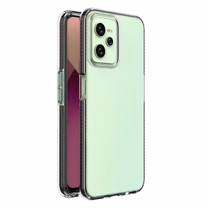 Spring Case viedtālruņa apvalks Realme C35 silikona vāks ar rāmi melns