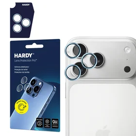 3mk HARDY Lens Protection Pro objektīva stikls iPhone 17 Pro / 17 Pro Max - zila