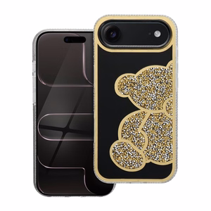 TEDDY BEAR viedtālruņa apvalks IPHONE 17 Air zelta