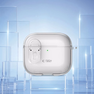 Tech-Protect Slim Hook apvalks AirPods 4 (m) - skaidrs