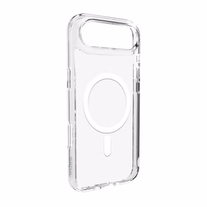 Puro Lite Mag TPU+PC magnētiskais viedtālruņa apvalks iPhone 17 Air - caurspīdīgs ar baltu gredzenu