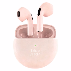 Blue Star (TX3) TWS Bluetooth bezvadu austiņas rozā