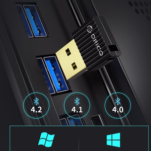 Orico BTA-53 Bluetooth 5.3 USB-A adapteris - melns