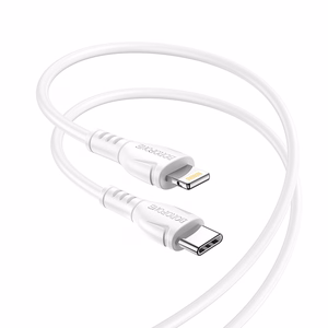 Borofone Kabel BX51 Triumph - Type C uz Lightning - 2,4A 1 metrs balts
