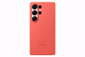 Samsung Silicone Case vāciņš Samsung Galaxy S25 Ultra telefonam, sarkans