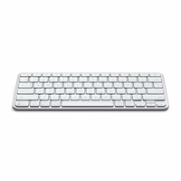 Bezvadu tastatūra QWERTY Satechi Slim EX1 Mac / PC ST-KEX1S-EN sudraba krāsā