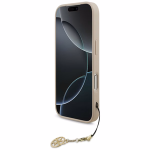 Guess 4G Charms Collection MagSafe Чехол для iPhone 17 Pro - розовый