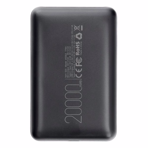 VEGER portatīvais lādētājs 20000 mAh PD QC3.0 2A 22,5W S20 (W2053) melna