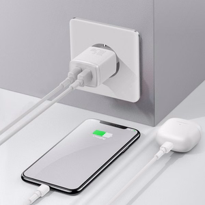 Baseus lādētājs Compact 2 x USB balts 10,5w