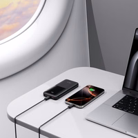 Portatīvais lādētājs Tech-Protect PB01 10000mAh 22.5W - melna