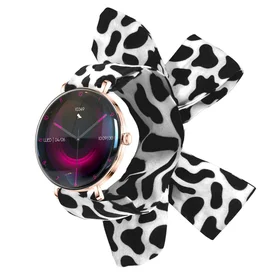 Forever Viedpulkstenis Lucca SB-370 Roze zelts - Raibs siksniņa