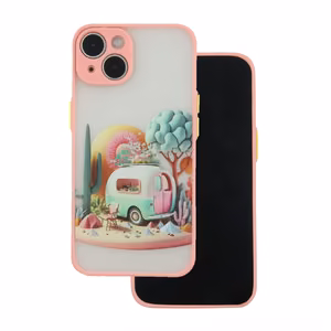 Ultra Trendy viedtālruņa apvalks iPhone 14 6,1" Travel rozā