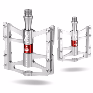 Rockbros JT410 4.10 velosipēda pedāļi ar 4 gultņiem – sudraba