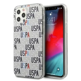 US Polo USHCP12MPCUSPA6 iPhone 12/12 Pro 6,1" viedtālruņa apvalks - balts Logo Mania Collection