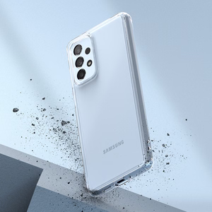 Ringke Fusion TPU viedtālruņa apvalks ar rāmi Samsung Galaxy A73 caurspīdīgs