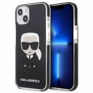 Karl Lagerfeld Iconik Karl чехол для iPhone 13 mini - чёрный