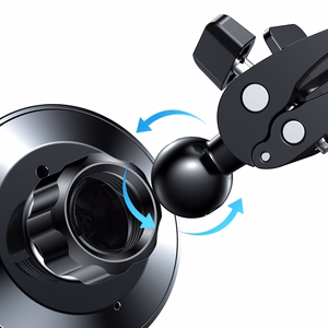 Joyroom Car Magnetic Holder Qi Wireless Inductive Charger 15W (MagSafe Compatible for iPhone) Black (JR-ZS240)