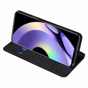 Чехол Dux Ducis Skin Pro для Realme 10 Pro книжка-кошелёк с подставкой чёрный