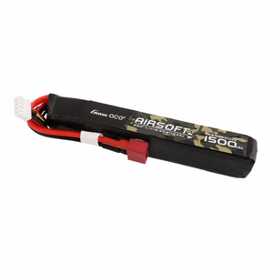 Gens Ace 25C 1500mAh 3S1P 11,1 V airsoft ieroču LiPo akumulators ar T-veida spraudni